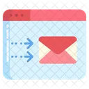 Web Mail Senden E Mail Senden Symbol