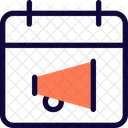 Sendeplan Kalenderwerbung Anzeigenplan Symbol