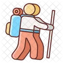 Senderismo Icono