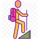 Senderismo Icono