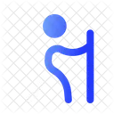 Senderismo Minimalista Deportes Deportista Icono