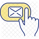 Sending electronic message  Icon