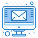 Sending Email Email Monitor Icon