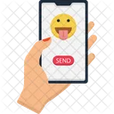 Sending emojis  Icon