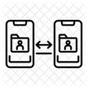 Sending Files Sharing Transferring Icon