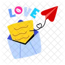 Sending Love Love Letter Love Email アイコン