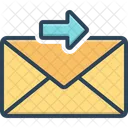 Sending Message Mail Icon
