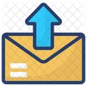 Sendmail Uploading Mail Electronic Message Icon