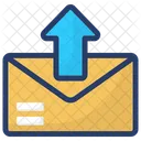 Sendmail Uploading Mail Electronic Message Icon