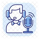 Sendung Radio Podcast Symbol