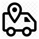 Lieferung Standort Versand Symbol