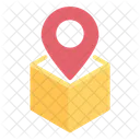Lieferung Verfolgen Box Verfolgen Standort Symbol