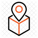Lieferung Verfolgen Box Verfolgen Standort Symbol