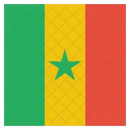 Sénégal Flag Icône