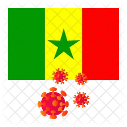 Senegal Flag Ícone