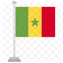 Senegal Pais Nacional Ícone