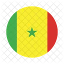 Senegal Internacional Global Ícone