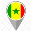 Senegal Country Location Location Icon