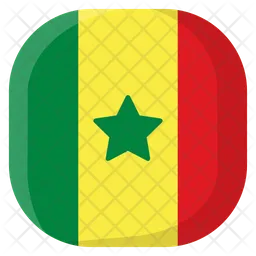 Senegal Flag Ícone