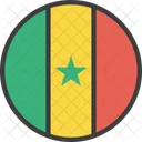 Senegal African Country Icon