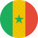 Senegal Flag World Icon