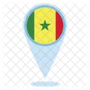 Senegal Location  Icon