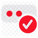Senha Aprovar Confirmar Icon
