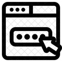 Senha De Login Login Da Conta Login Do Usuario Ícone