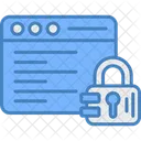 Senha Do Site Site Senha Ícone