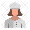 Senhora Chef Chef Cozinheira Ícone