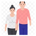 Senior Citizen Couple Spouse Icon