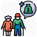 Seniorenversicherung  Symbol