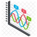 Onda Sinusoidal Sinusoide Curva Matematica Icono