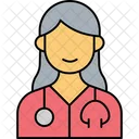 Senora Doctora Doctor Cuidado De La Salud Icon