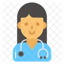 Senora Doctora Profesional Empleada Icon