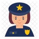 Señora policía  Icono