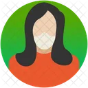 Senorita Mujer Recepcionista Icon