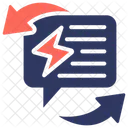 Responsivo Chat Rapido Icono