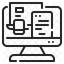 Sensible Tableta Computadora Icono