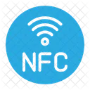 Sensor Nfc Card Near Filed Communication 아이콘