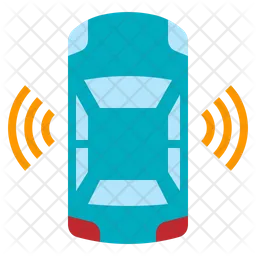 Sensor Car  Icon