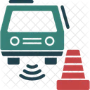 Sensor De Estacionamento Sensor Ultrassonico Assistencia De Estacionamento Ícone