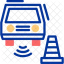 Sensor De Estacionamento Sensor Ultrassonico Assistencia De Estacionamento Ícone