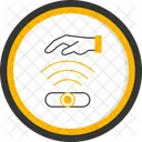 Sensor De Mano Antirrobo Biometrico Icono