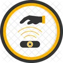 Sensor De Mano Antirrobo Biometrico Icono