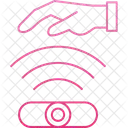 Sensor De Mano Antirrobo Biometrico Icono