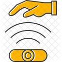 Sensor De Mano Antirrobo Biometrico Icono