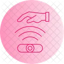 Sensor De Mano Antirrobo Biometrico Icono
