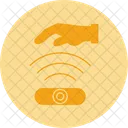 Sensor De Mano Antirrobo Biometrico Icono