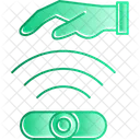 Sensor De Mano Antirrobo Biometrico Icono